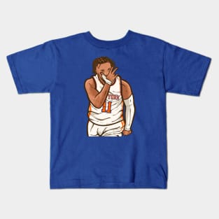 Jalen Brunson Three Point Celebration Kids T-Shirt